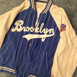 Original Cooperstown Brooklyn Dodgers reversible jacket
